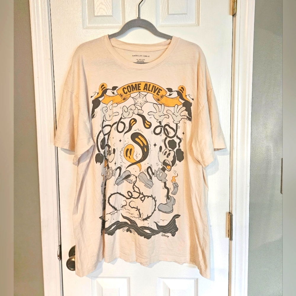 American Eagle × Disney Mickey Halloween oversized TShirt